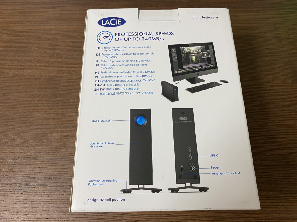 LaCie d2 Professional 大容量10TB 外付けHDD のレビュー（型番：STHA10000800）